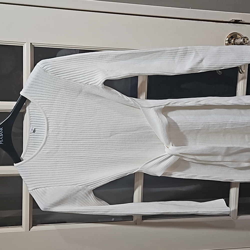 White Body Contour dress tie front